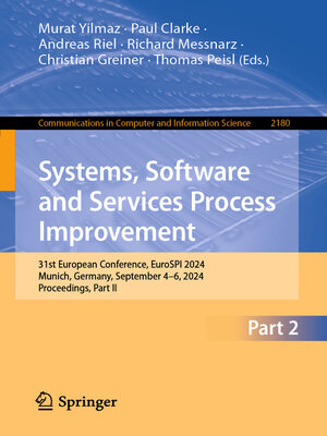 cover image of Systems, Software and Services Process Improvement